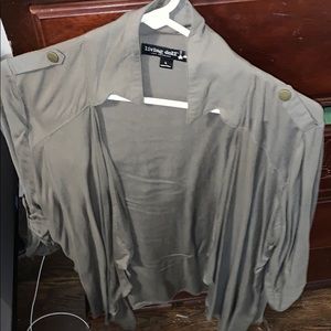 Forest green cardigan